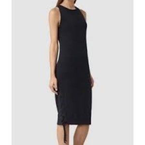 All Saints Navy Revo Lace Dress
